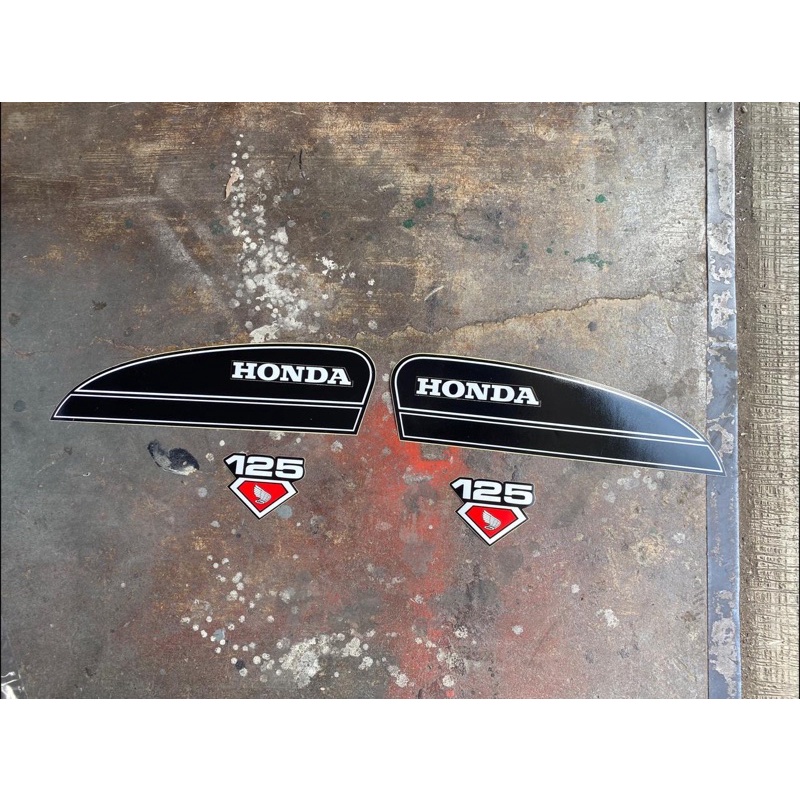 Jual Sticker Honda Cb 125 100 Dilan Hitam Premium | Shopee Indonesia