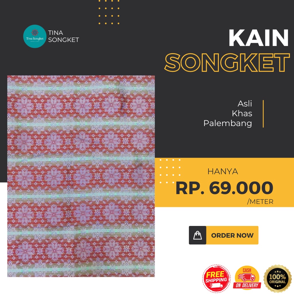 Jual Kain Songket Palembang Berbagai Warna Dan Motif Songket PaSH