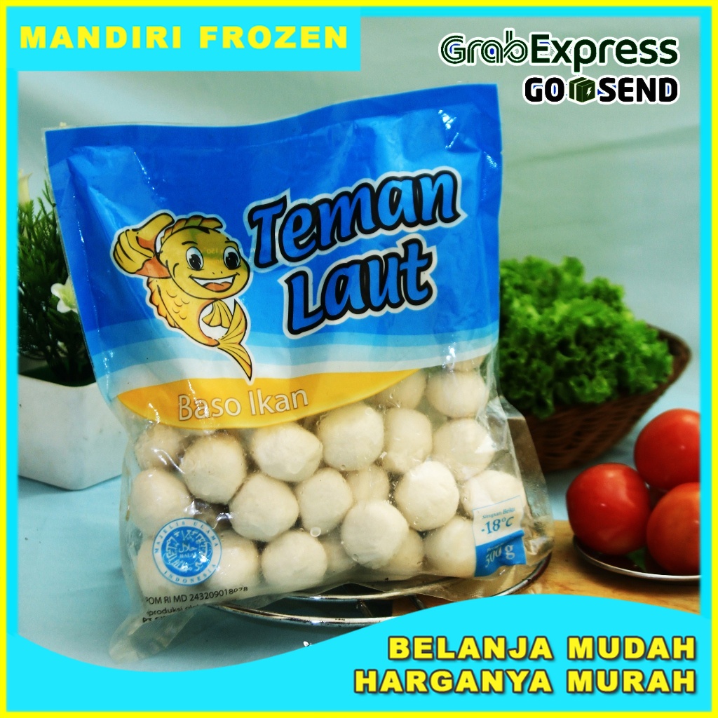 Jual Teman Laut Baso Ikan 500gr Makanan Beku Olahan Shopee Indonesia