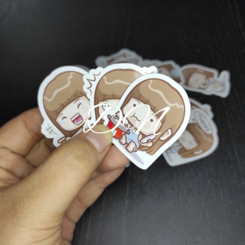 Jual Stiker kertas karakter line misa dialy life 23 pcs sticker ...