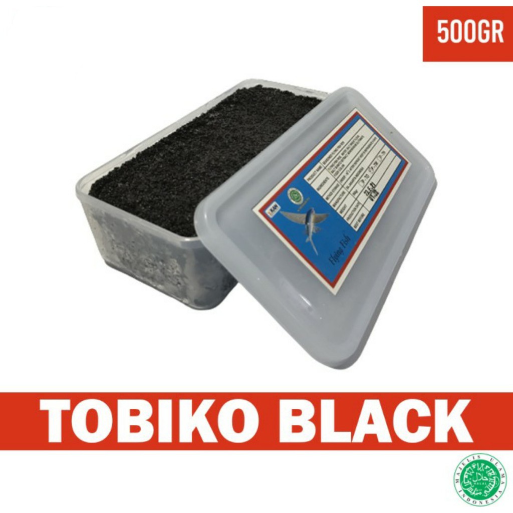 Jual Tobiko Black 500gr | Shopee Indonesia