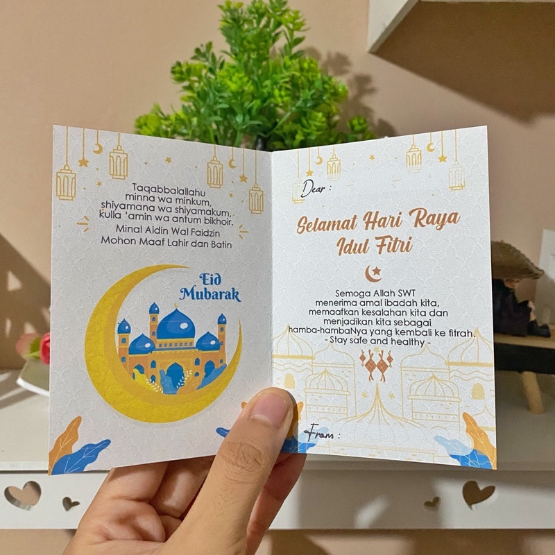 Jual Kartu Ucapan Greeting Card Hampers Ramadhan Idul Fitri Lebaran