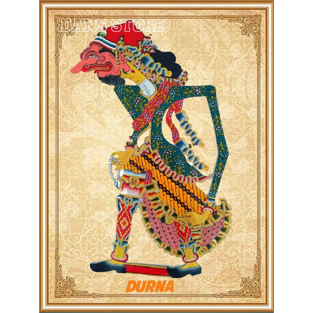 Jual Poster Wayang Kulit Durna Hiasan Dinding Sebagai Pajangan Atau Wall Decor Shopee Indonesia