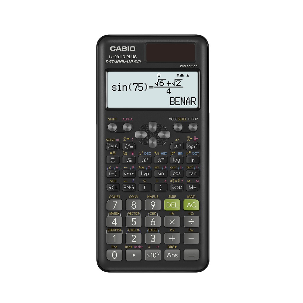 CASIO FX-991IDPlus -2nd edition-Bahasa Indonesia - Best Seller Terlaris Kalkulator Sekolah SMP SMA SMK Kuliah - Scientific - 451fungsi Statistik Trigo (4)