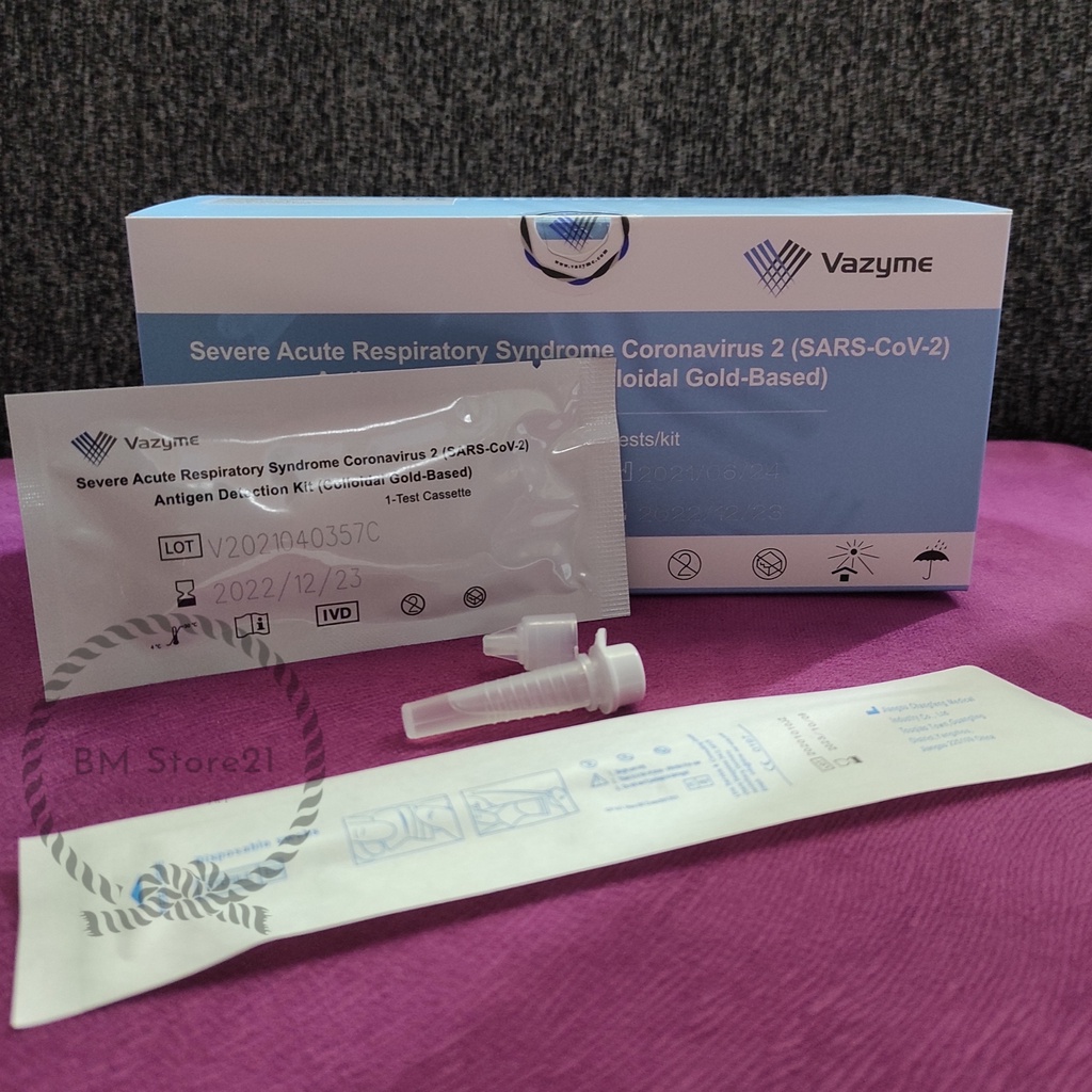 Jual Alat Test Swab Antigen Hidung Termurah 100% Original Vazyme 20pcs ...