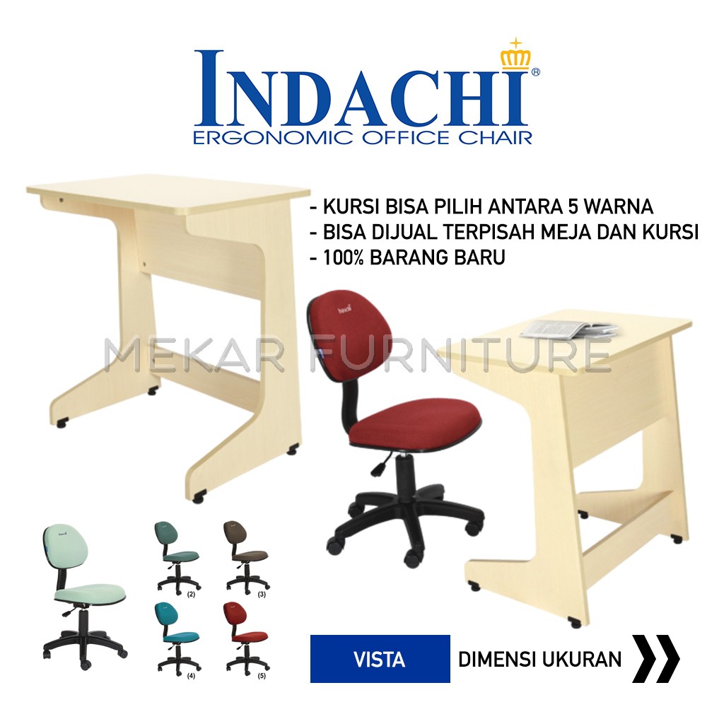 Jual Meja Kerja / Meja Kantor Indachi - Vista Table - Mekar Furniture ...