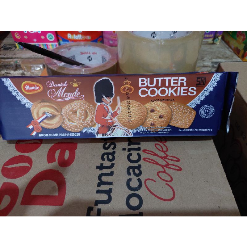 Jual Monde Butter Cookies 90Gr 90 Gram 90 Gr Shopee Indonesia