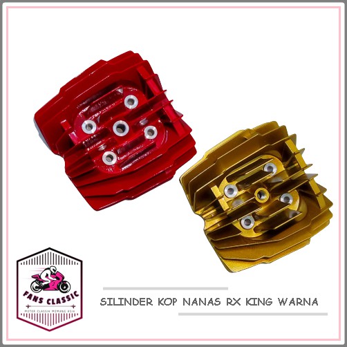 Jual KOP NANAS RX KING WARNA SILINDER HEAD MERAH DAN GOLD | Shopee ...