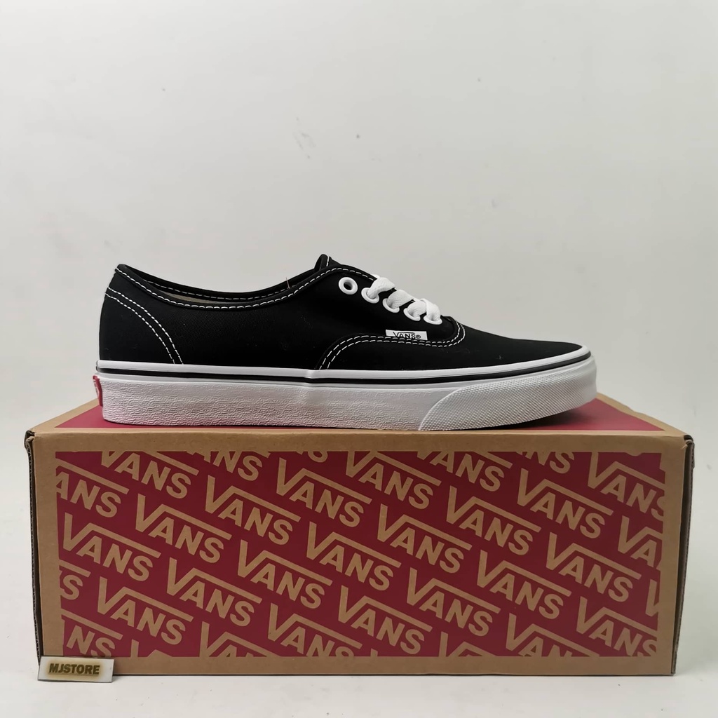 Sepatu Vans Ua Authentic Black/White Brand New Original