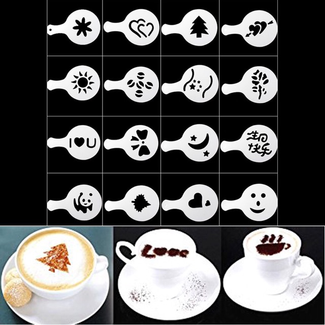 Jual Stencil Template Cetakan Latte Art | Shopee Indonesia