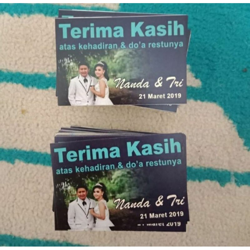 Jual Kartu Ucapan Terima Kasih & Pengambilan Souvenir | Shopee Indonesia