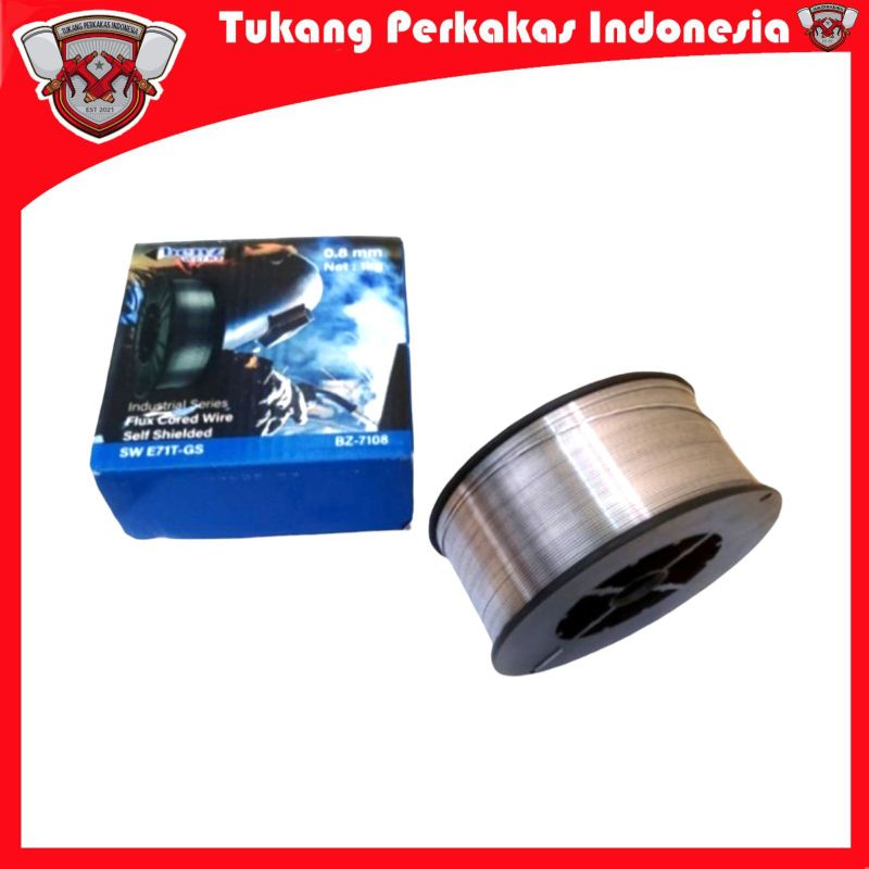 Jual kawat las welding Wire Flux-cored SXJ50T-G mesin MIG tampa CO 0,8mmÂ²  di Seller Aksara_STORE - Wanajaya, Kab. Bekasi