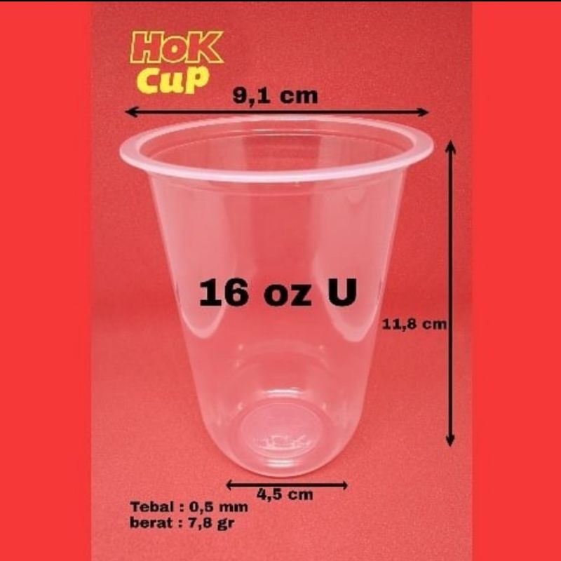 Jual Gelas Plastik Oval Oz Oz Hok Cup Shopee Indonesia