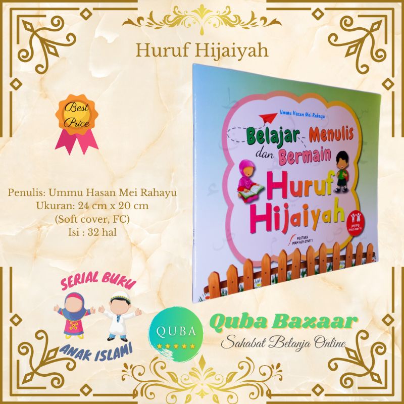 Jual Buku Belajar Menulis Dan Bermain Huruf Hijaiyah | Buku Anak ...