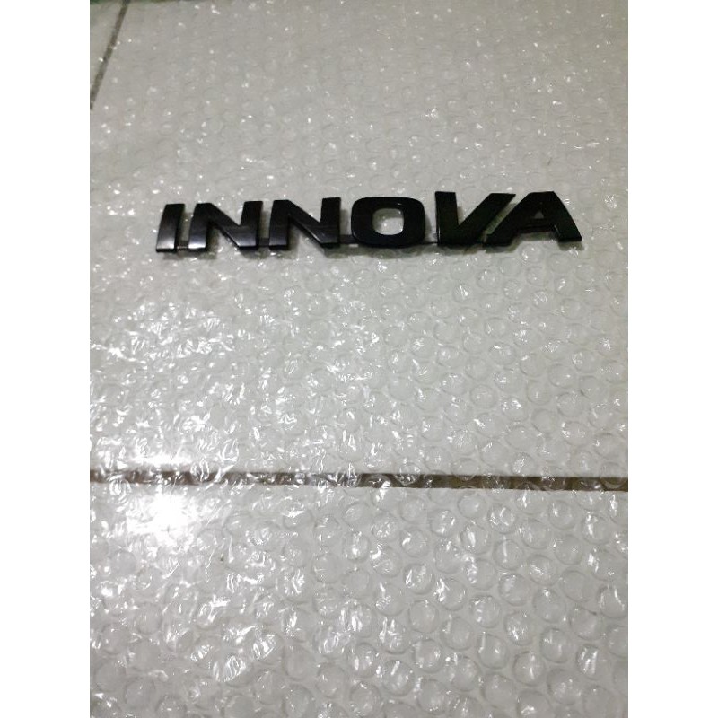 Jual EMBLEM TULISAN INNOVA HITAM DOFF | Shopee Indonesia