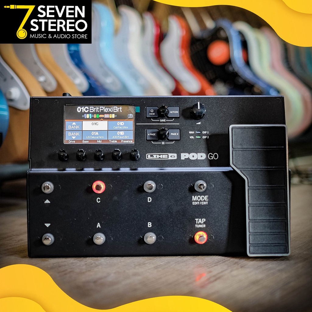 Jual Line 6 POD GO Guitar Multi Effects Processor Efek Digital