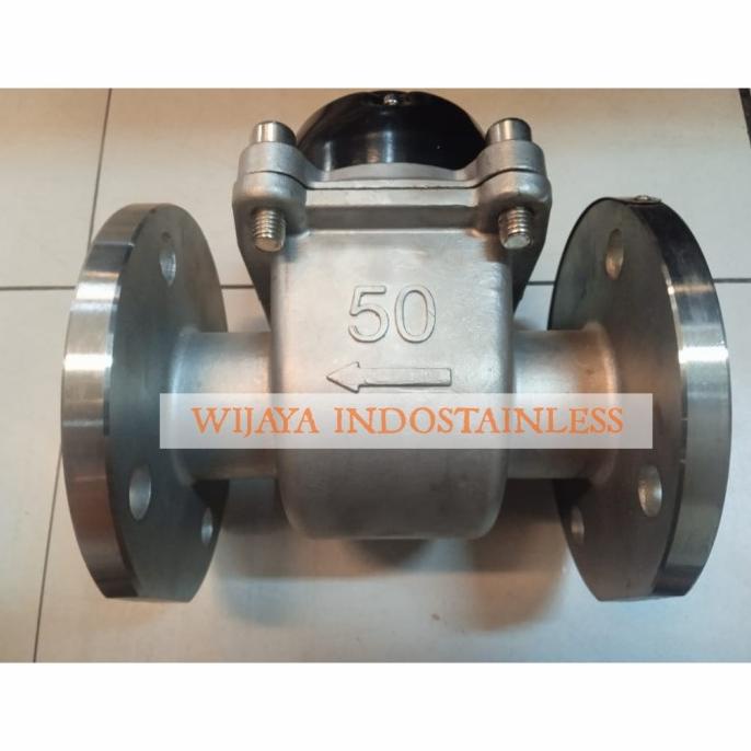 Jual Flow Meter Shm Stainless Steel Ss316 Flange 2" Inch Dn 50 Include ...