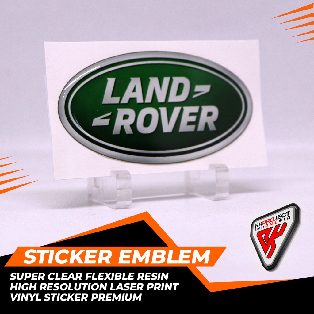 Jual STIKER TIMBUL EMBLEM STICKER RESIN LENTUR LAND ROVER | Shopee ...