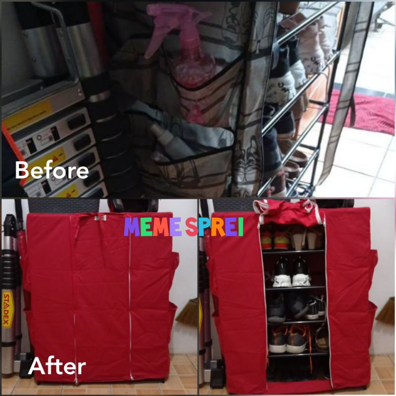 Jual Cover Rak Sepatu | Cover Brankas Ukuran Custom | Shopee Indonesia