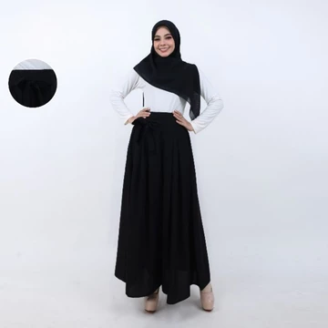 Kulot Rempel Tali Pita Bahan Wolfis Celana Kulot Woolpeach Kerja Kulot Kuliah Kulot Harian