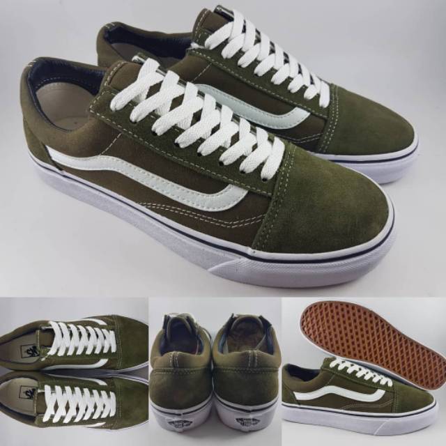 Vans old skool original army sale