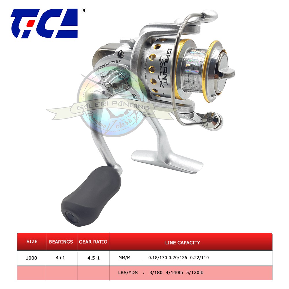 Jual Tica Galant Spin-X 1000 Spinning Reel di Seller Berkah Sejahtera Store  - Petojo Utara, Kota Jakarta Pusat