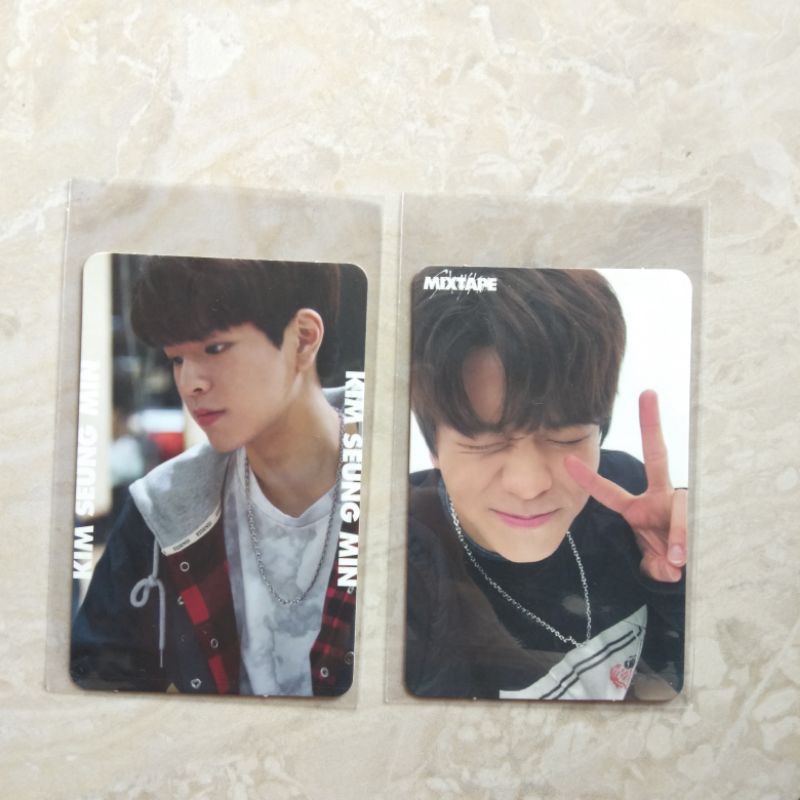Jual Photocard Stray Kids Mixtape Seungmin booked Shopee Indonesia