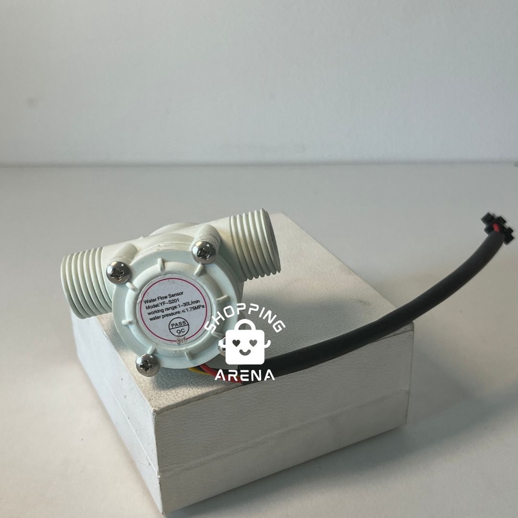 Jual YFS201 WATER FLOW SENSOR FLOWMETER SEA HIGH PRECISION 1/2" INCH