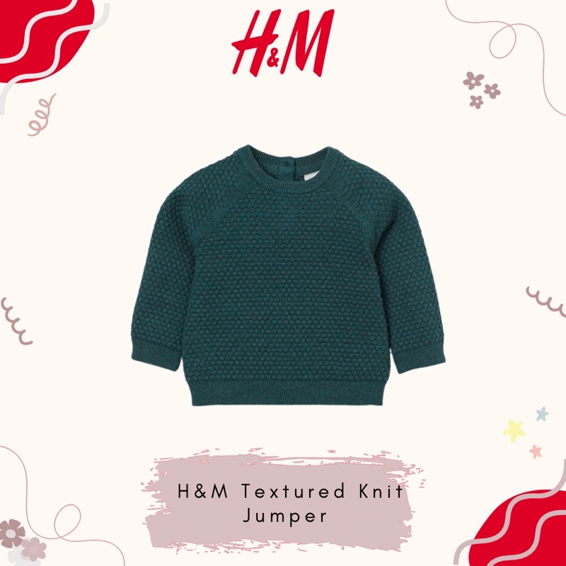 Jual H M Texture Knit Jumper H M Original Atasan Anak Laki