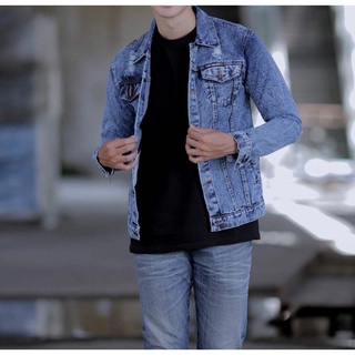 Jaket denim hot sale wash