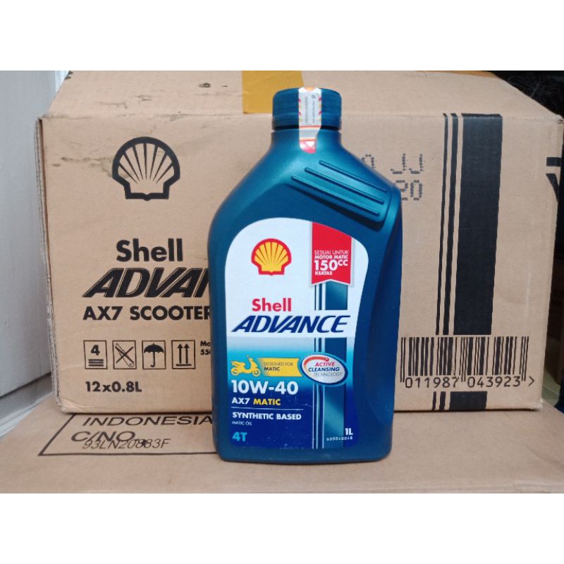 Jual SHELL AX7 MATIC 1L Original | Shopee Indonesia