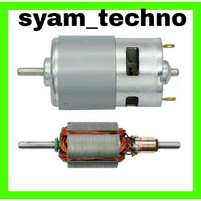 Jual Motor DC new 12V brushless torsi high speed 775 795 shaft 5mm ...