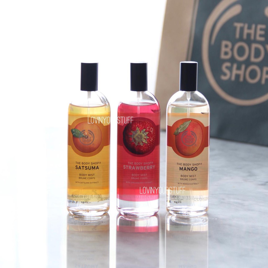 Jual The Body Mist Vanilla Coconut Satsuma Mango Shea