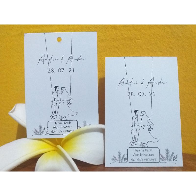 Jual kartu ucapan terimakasih souvenir 084 | Shopee Indonesia