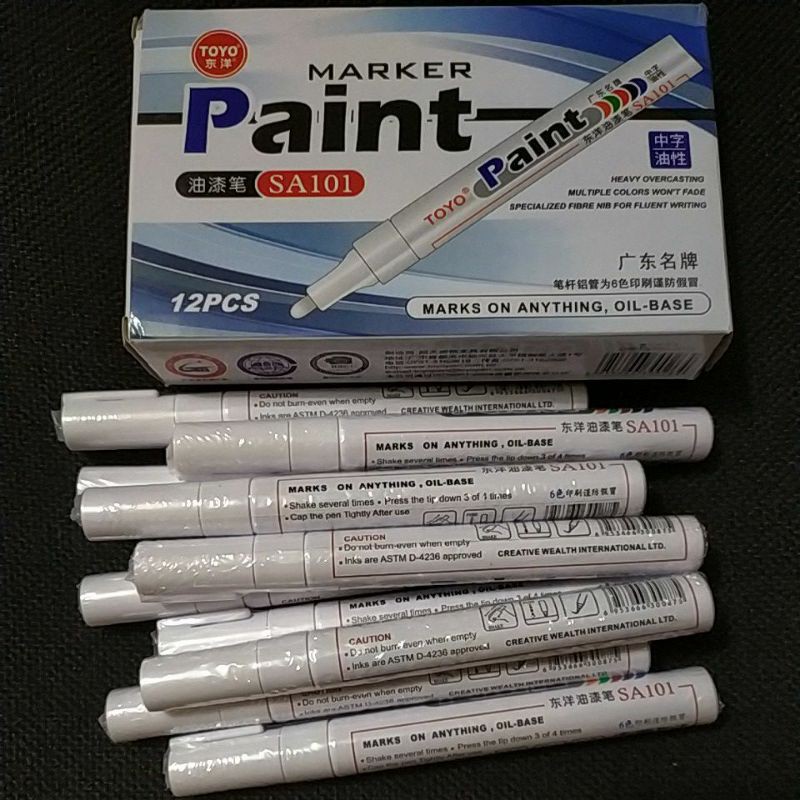 Jual TOYO Marker Paint (Putih) Shopee Indonesia