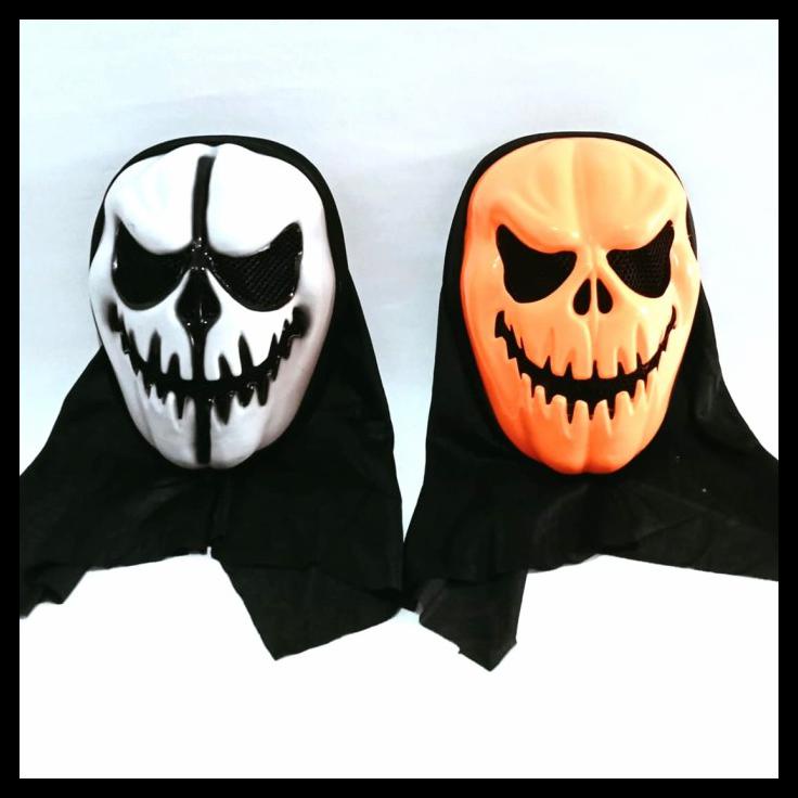 Jual Topeng Halloween Labu Topeng Hantu Seram Scary Mask Costum Party ...