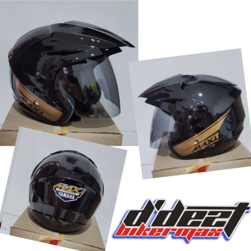 Jual PROMO HELM YAMAHA MAXI YAMAHA NMAX XMAX AEROX LEXI HALF FACE ...