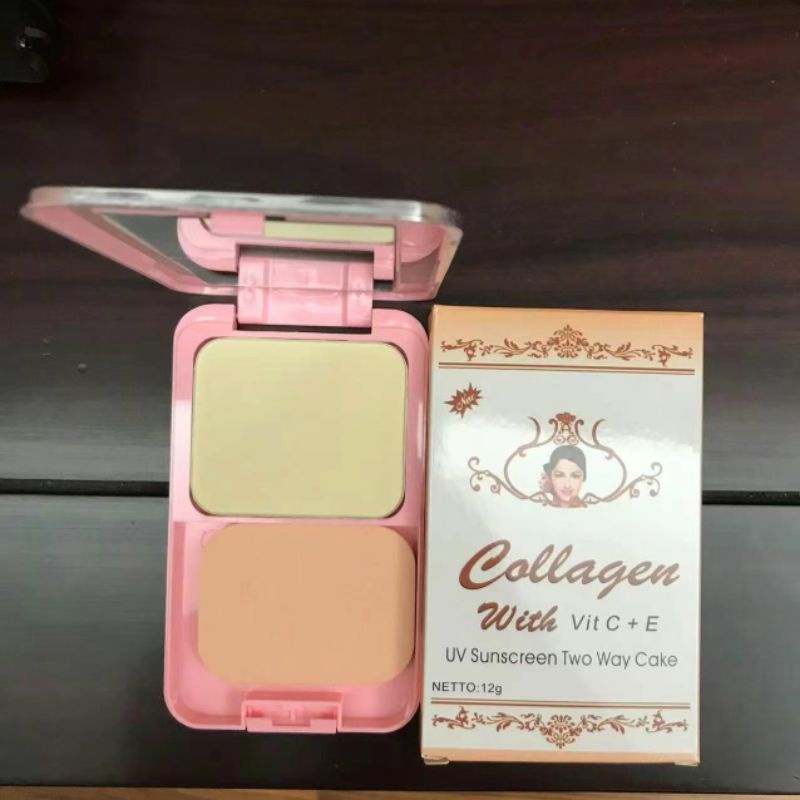 Jual BEDAK COLLAGEN/TWO WAY CAKE WITH COLLAGEN | Shopee Indonesia