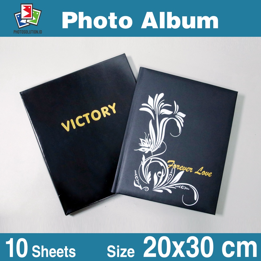 Jual Album Foto Magnetik 8rp 20x30 10 Lembar Kolase Tempel Victory Forever Love Shopee 0021