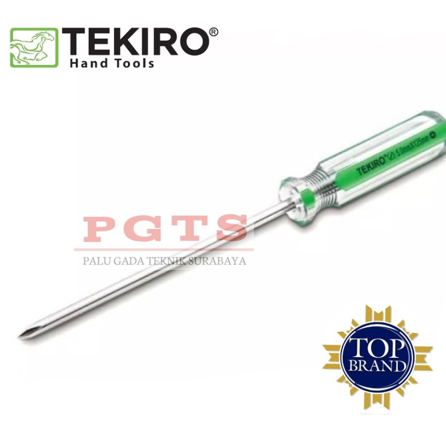 Jual TEKIRO Obeng Kristal Plus PH2 X 150 Mm In Line Screwdriver