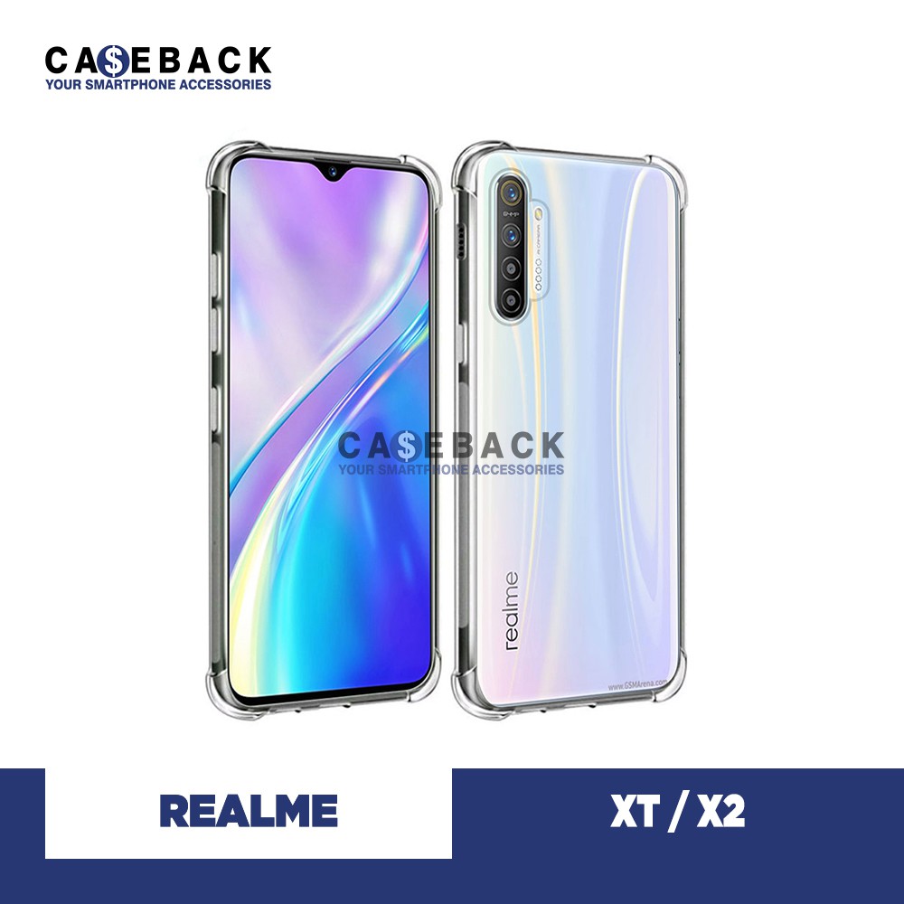 [HOT] Case HP Realme XT X2 Premium Kesing Anti Crack Softcase Casing  Clear Silicon Marvel