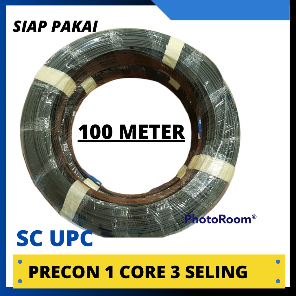 Jual KABEL PRECON 100 METER 1 CORE 3 SELING FO FIBER OPTIK | Shopee ...