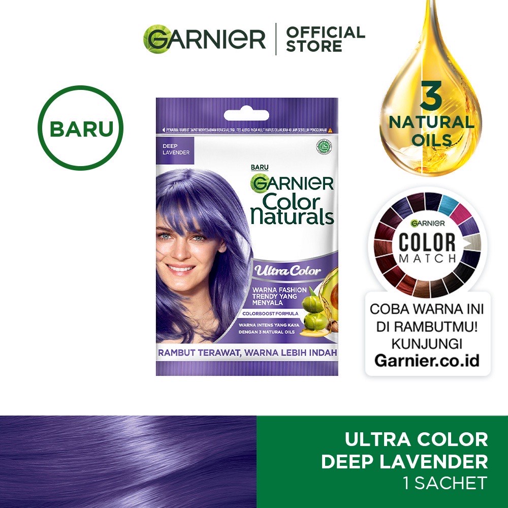 Jual GARNIER Color Natural Express Cream / Ultra Color Sachet | Shopee ...