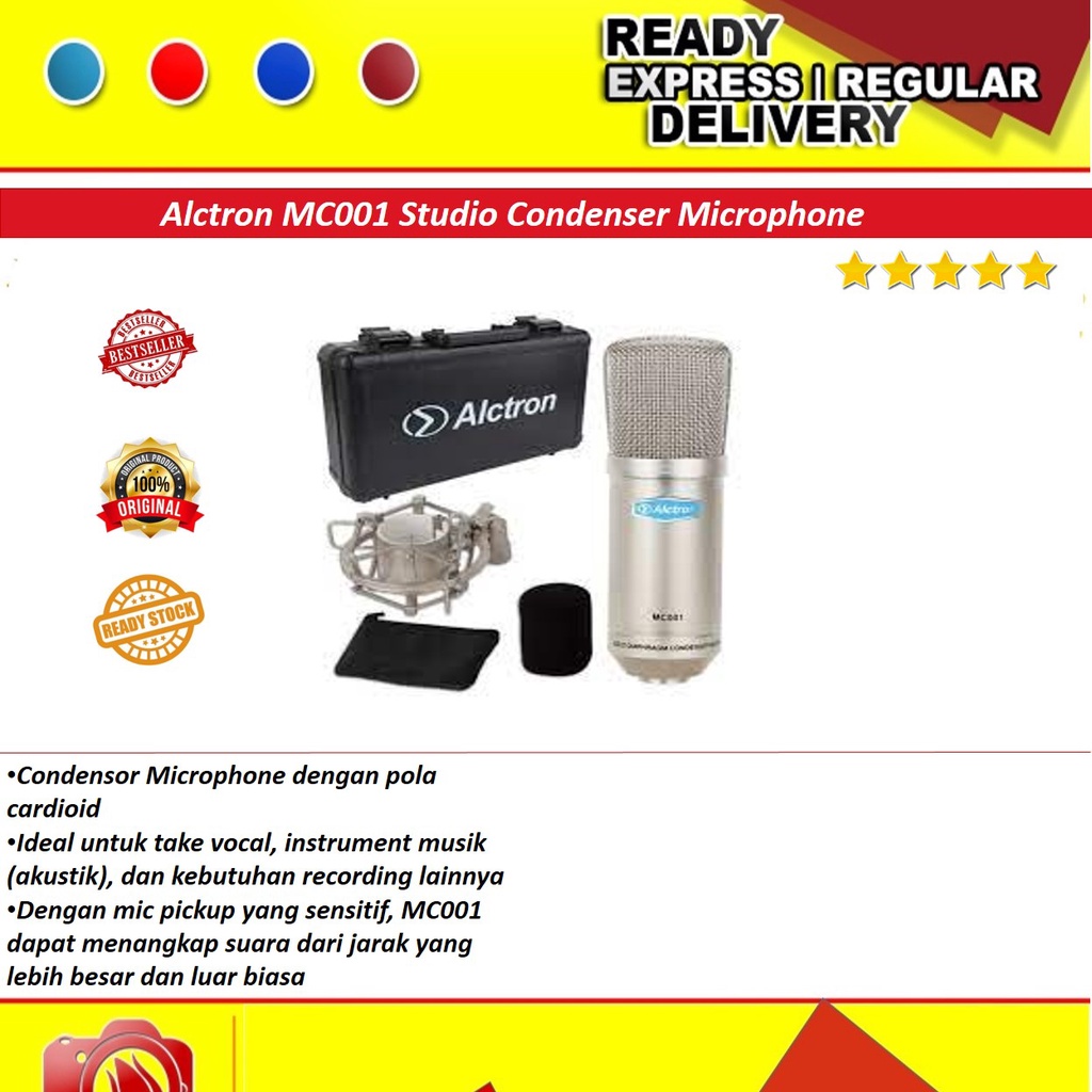 Microphone De Studio Alctron MC 410 - Neuf, Ouvert (jamais Utilisé)