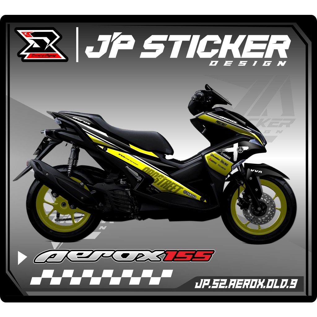 Jual STICKER STRIPING YAMAHA AEROX 155 OLD -YAMAHA AEROX 155 OLD LIST ...
