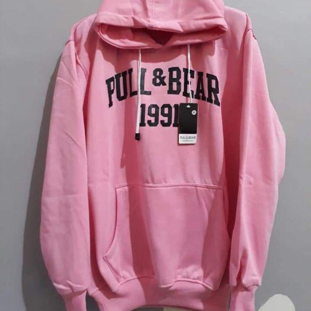 Hoodie pull hotsell and bear pink