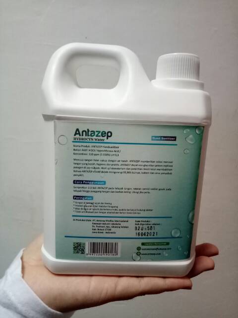 Jual Hand Sanitizer Liter Bebas Alkohol Shopee Indonesia