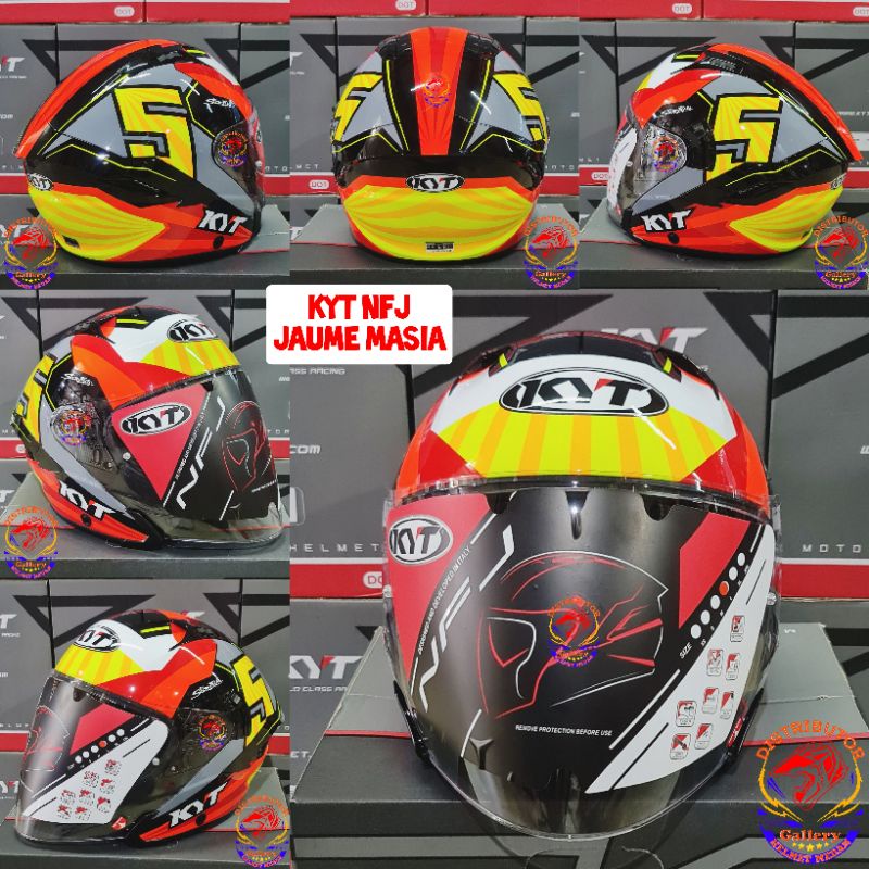 Jual HELM KYT NFJ JAUME MASIA ORIGINAL / KOLEKSI KYT NFJ / HELM KYT NFJ