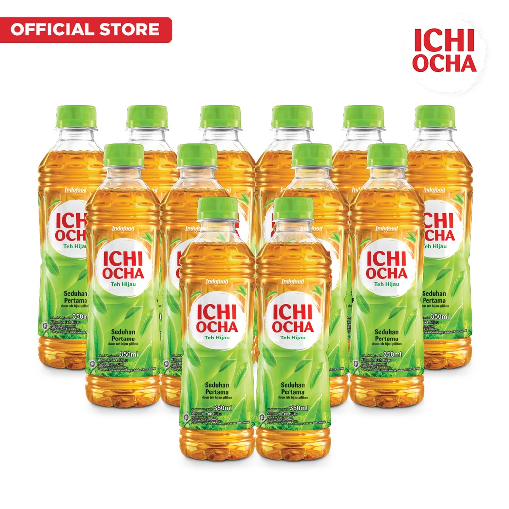 Jual 12 PCS - ICHI OCHA Green Tea 350 mL | Shopee Indonesia