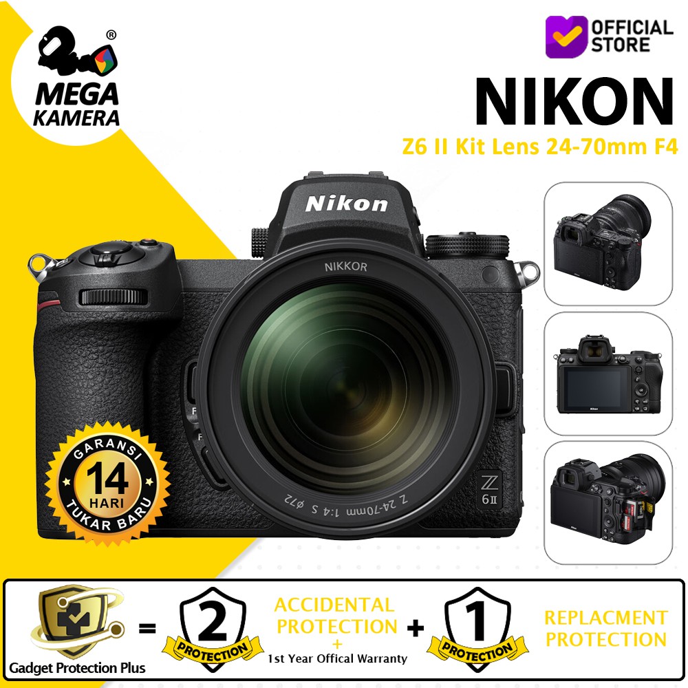 Jual Nikon Z6II Kit Lensa 24-70mm Mirrorless Camera Z6 II - Kamera ...